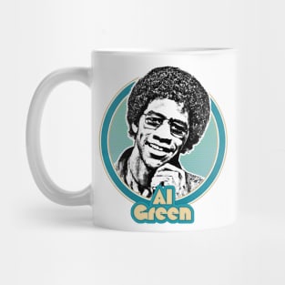 Al Green / Retro Aesthetic 70s Style Fan Design Mug